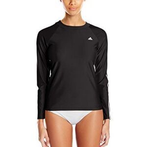 Adidas women long sleeve swim tee, xs